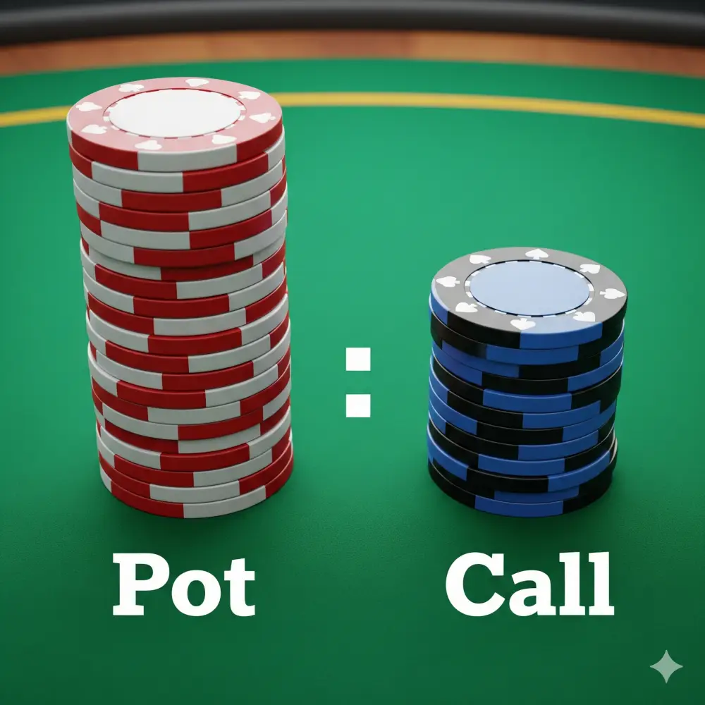 รู้หรือไม่? “Pot Odds” คืออาวุธลับที่เปลี่ยนคุณจากนักเสี่ยงโชคเป็นนักคณิตศาสตร์โป๊กเกอร์