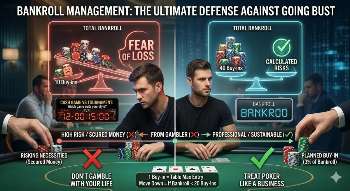 Bankroll Management: เกราะป้องกันด่านสุดท้าย ที่จะทำให้คุณไม่มีวันเจ๊ง