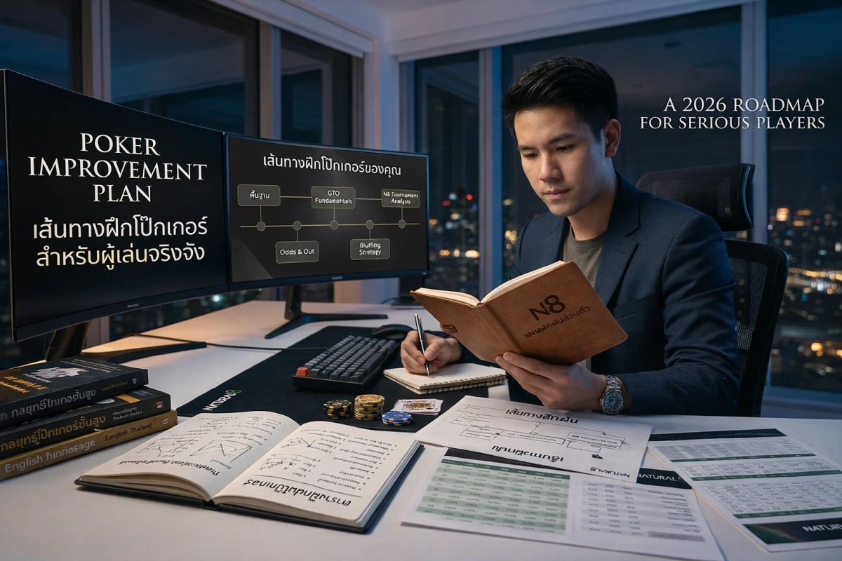 Poker Improvement Plan: เส้นทางฝึกโป๊กเกอร์สำหรับผู้เล่นจริงจัง