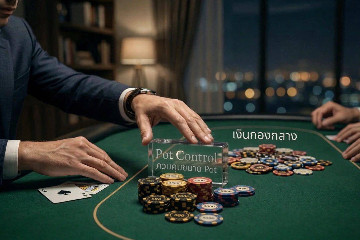 Pot Control: เทคนิคควบคุมขนาด Pot ให้ได้เปรียบในเกมโป๊กเกอร์