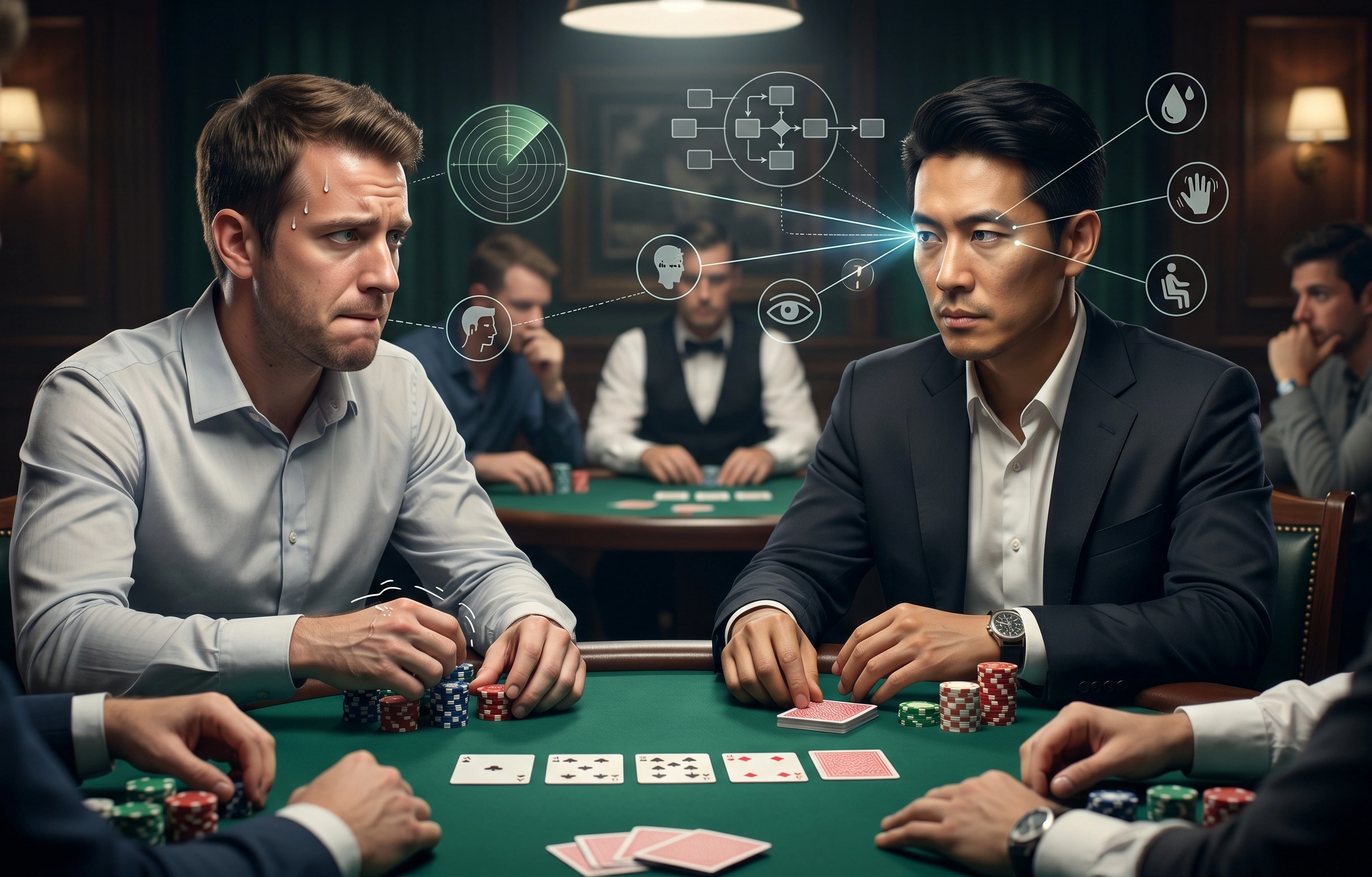 เทคนิคอ่านเกม Poker: วิธีอ่านคู่ต่อสู้ให้ขาดแบบผู้เล่นมือโปร