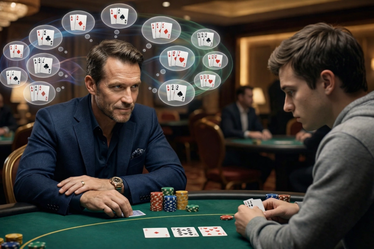 Reading Range ใน Poker: เทคนิคอ่านแฮนด์คู่ต่อสู้แบบโปรที่คุณต้องรู้