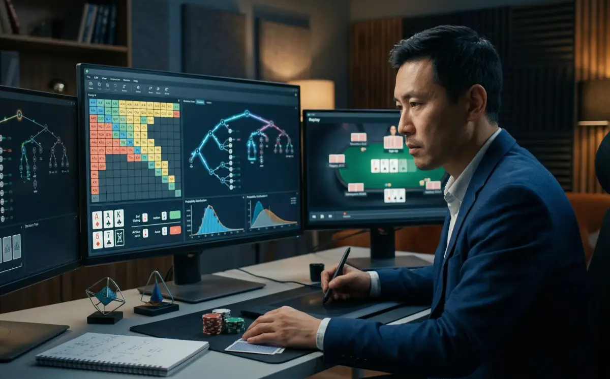 Solver Poker คืออะไร? เครื่องมือวิเคราะห์เกมที่ผู้เล่นระดับโปรใช้